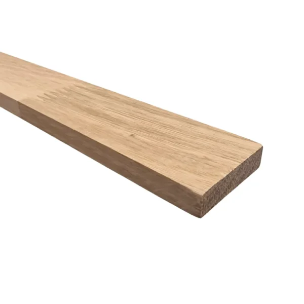 Floor to Ceiling Oak Finger Joint Plank Spindle Cap 41 x 10 x 2900mm