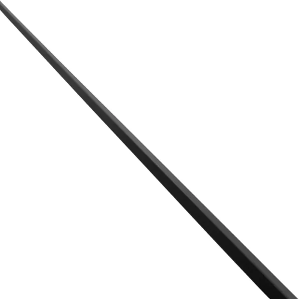 Plain metal spindle - matt black