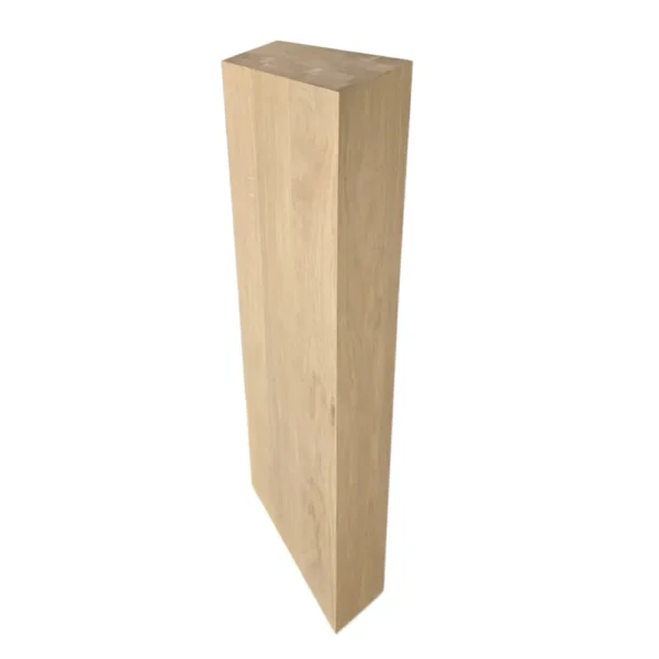 Oak Plain Square Newel Post 90mm - Image 6