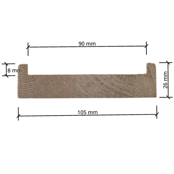 Floor to Ceiling Baserail Dimensions