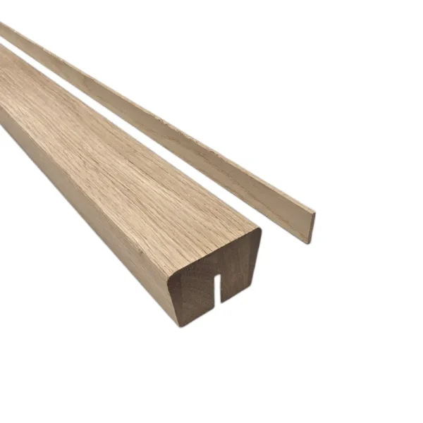 Oak Signature Plus Handrail Grooved for Metal Panels