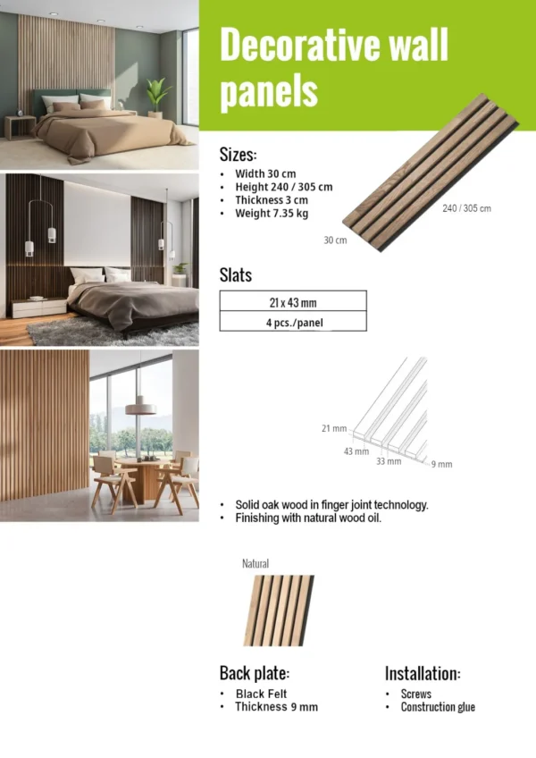 Slat Wall Panel Info