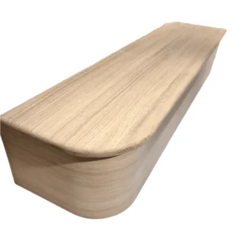 Prime Oak Bullnose Tread and Oak Veneered Riser L/R - Classic Range