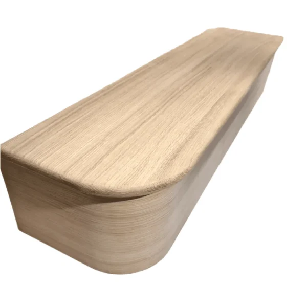 Prime Oak Bullnose Tread and Oak Veneered Riser L/R - Classic Range