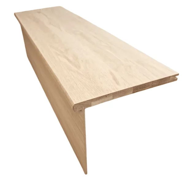 Prime Oak Tread With Oak Veneered Riser - Classic Range 900mm ( 0.9m )