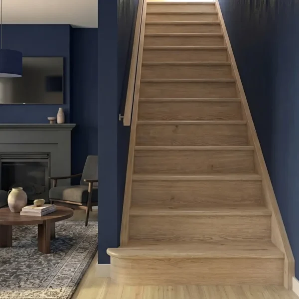 13 Rustic Oak Tread With Oak Veneered Riser Set - Classic Range