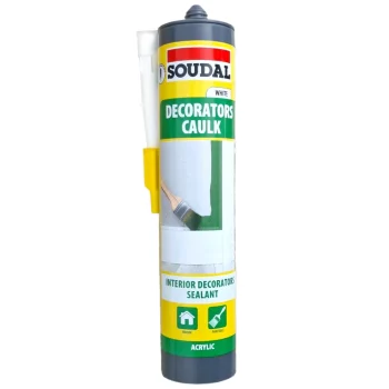 Soudal Decorators Caulk White 290ml