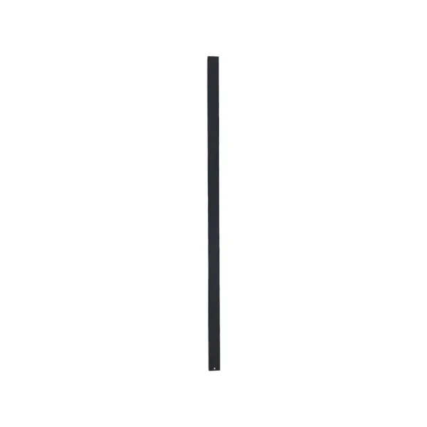 Rectangle Black Matt Metal Spindle 41 x 32 x 1117mm