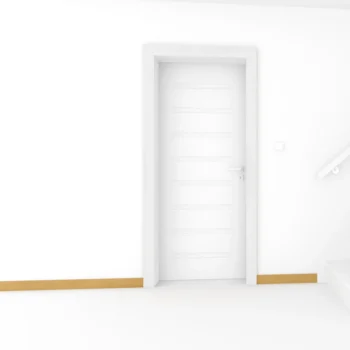 Rendering of a skirting board